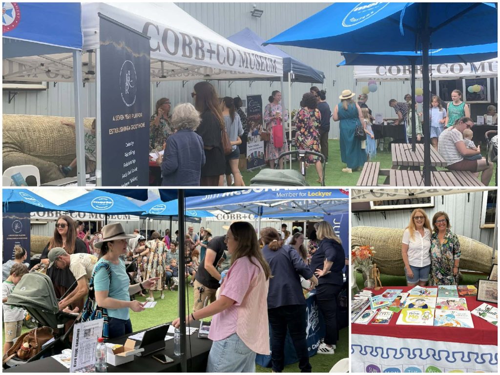 Photo of vendor stalls at 2025 Darling Downs Home Education Expo